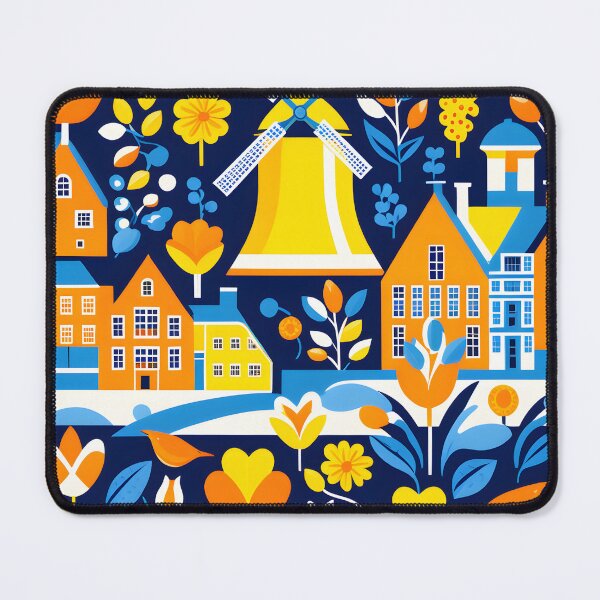 Item preview, Illustrative , Dutch Folk Art Inspired Design designed and sold by GPrint001.