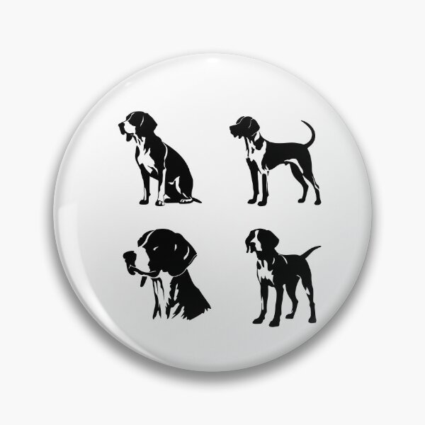 Artikelvorschau, Schwarze amerikanische Foxhound-Silhouetten entworfen und verkauft von TheAnimalZ00.