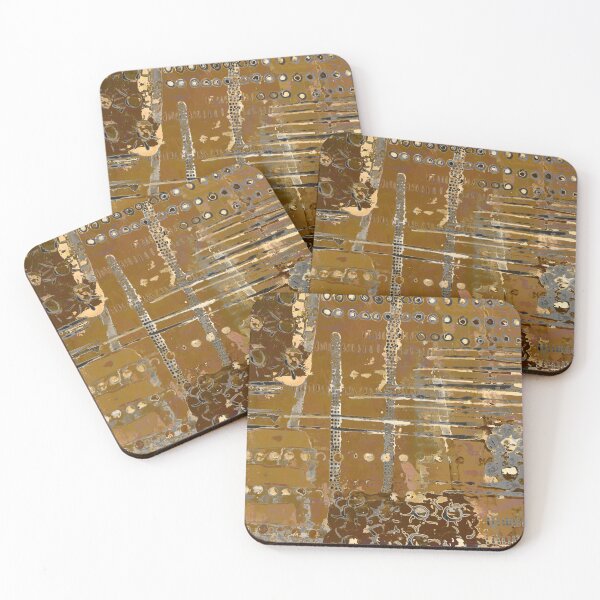Item preview, "Terrain" 3 | Contemporary Mixed Media Abstract designed and sold by LiseHoltArt.