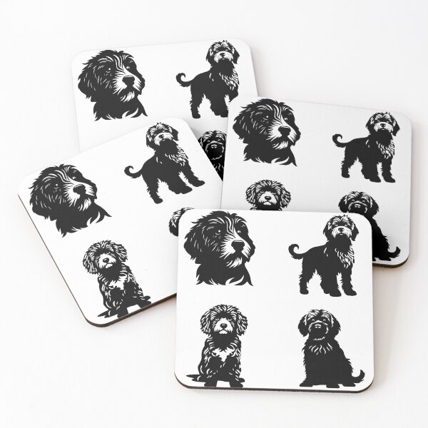 Item preview, Black Barbet Silhouettes designed and sold by TheAnimalZ00.