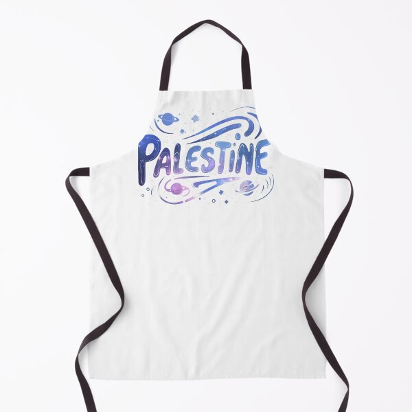 Item preview, Beautiful Palestine, Blue Galaxy Bubble Typography designed and sold by WatermelonPink.