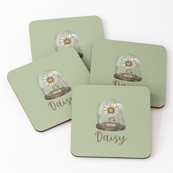 Item preview, 4 Daisy Flower - April - Vintage Birth Flower designed and sold by patternjp.