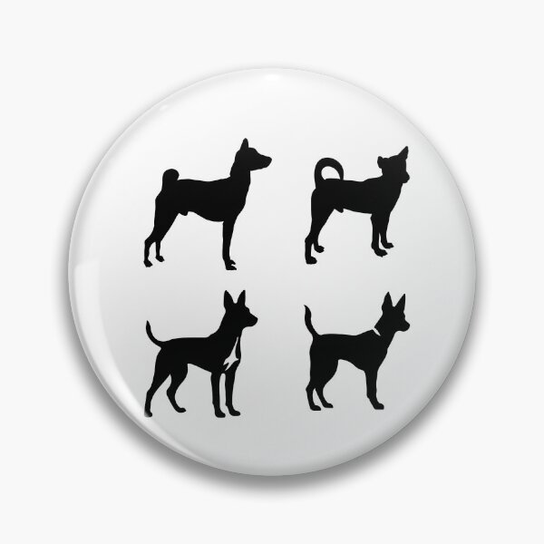 Item preview, Black Basenji Silhouettes designed and sold by TheAnimalZ00.