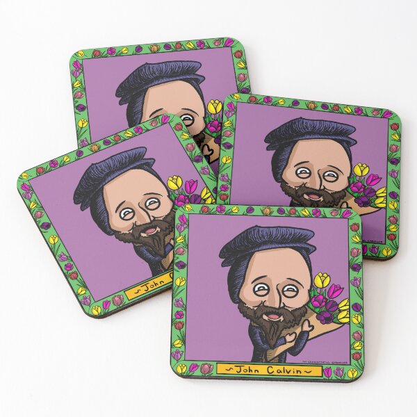 Item preview, Cute John Calvin designed and sold by Crosshatching.