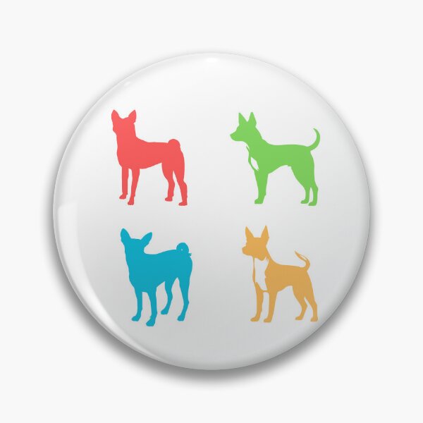 Item preview, Colorful Basenji Silhouettes designed and sold by TheAnimalZ00.
