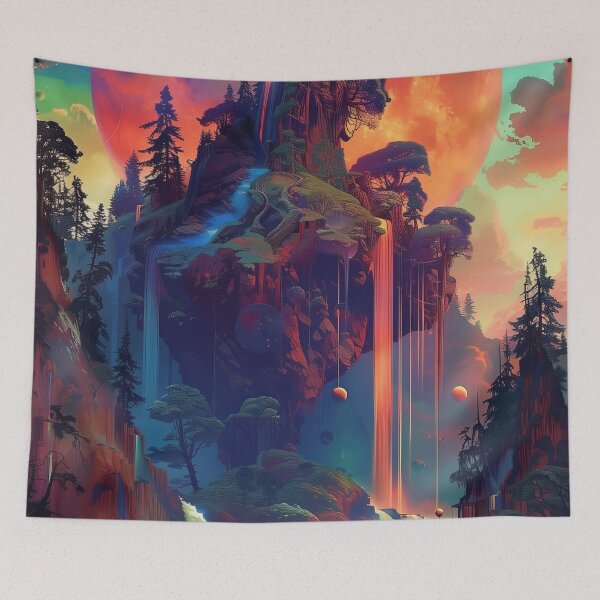 Item preview, Cliff Side Color Falls designed and sold by DavidLoblaw.