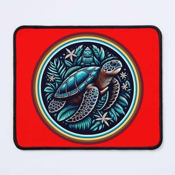 Item preview, SEA TURTLE - #FF0000 designed and sold by Marlon Oseguera.