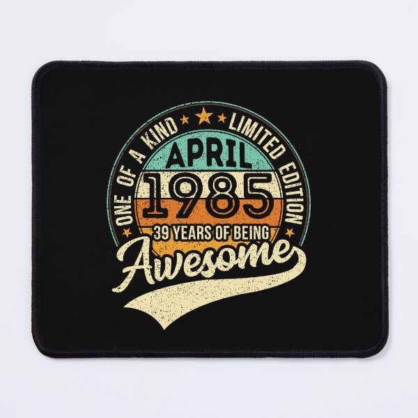 Item preview, One of a kind vintage birthday gift for the awesome 39 years old - born in APRIL 1985 - 2024 birthday designed and sold by oudinmeissArt.