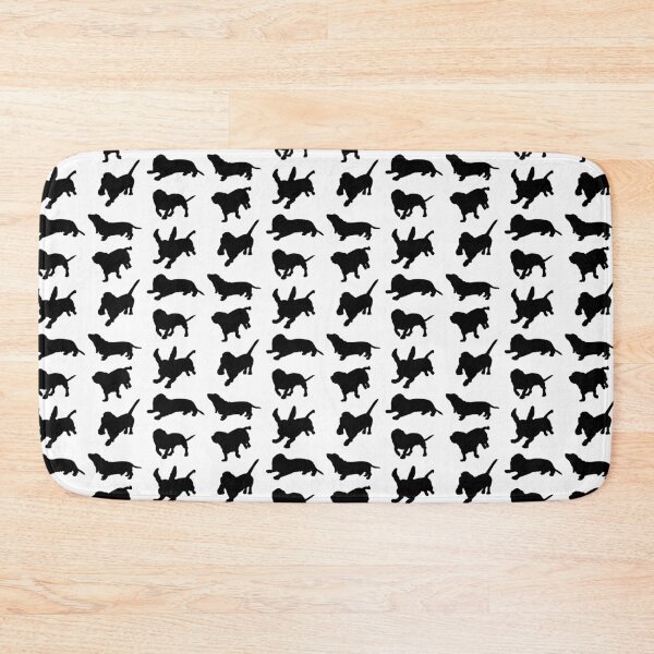 Item preview, Black Basset Hound Silhouettes designed and sold by TheAnimalZ00.