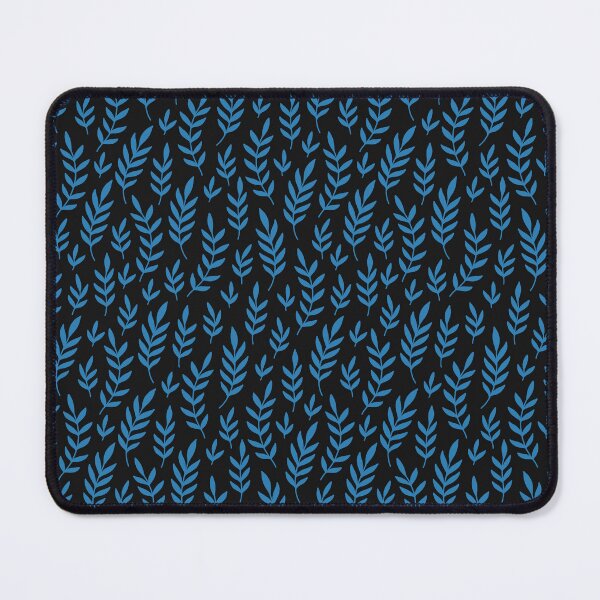 Item preview, Blue Boho Leaves ; Bohemian Pattern designed and sold by PatternInArt.
