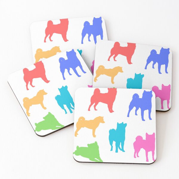 Item preview, Colorful Shiba Inu Silhouettes designed and sold by TheAnimalZ00.
