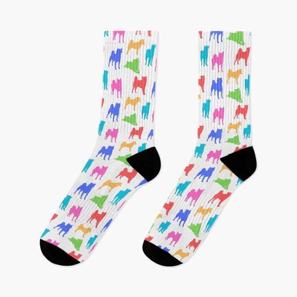Item preview, Colorful Shiba Inu Silhouettes designed and sold by TheAnimalZ00.