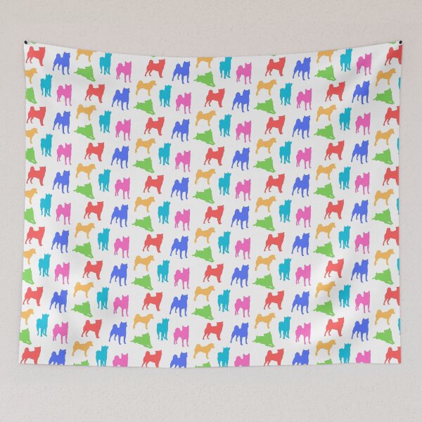 Item preview, Colorful Shiba Inu Silhouettes designed and sold by TheAnimalZ00.
