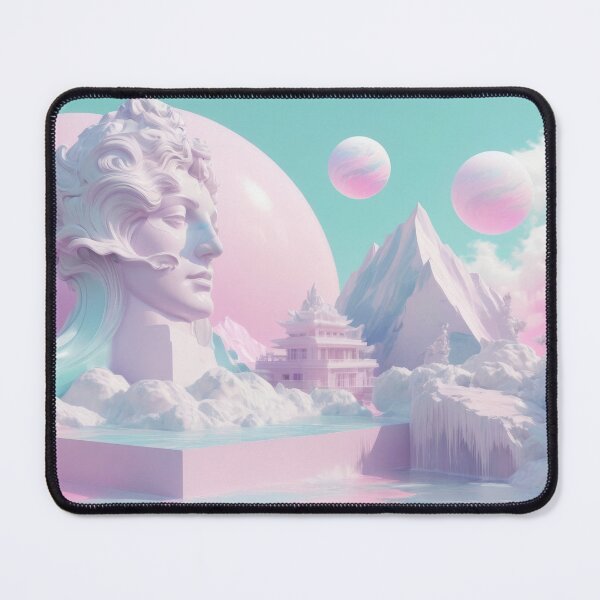 Item preview, Dreamy Vaporwave: Abstract Marble Sculpture designed and sold by ZipperDragon88.