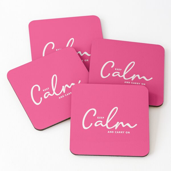 Item preview, Pink Keep Calm and Carry On designed and sold by newmariaph.