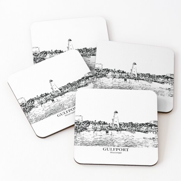 Item preview, Gulfport - Mississippi designed and sold by Lakeric Cityscapes.