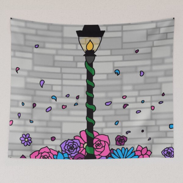 Item preview, Flowers around Lamppost designed and sold by VioletsforRoses.