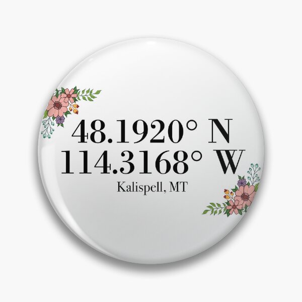 Item preview, Kalispell, MT Coordinates designed and sold by mynameisliana.