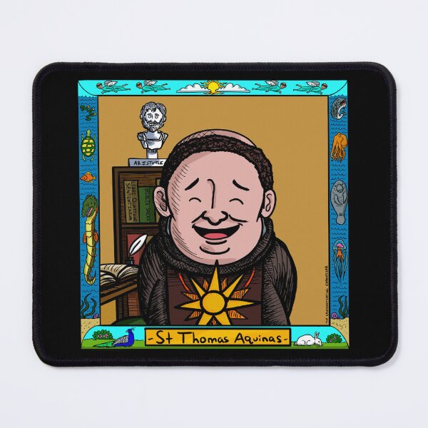 Item preview, Cute Thomas Aquinas designed and sold by Crosshatching.