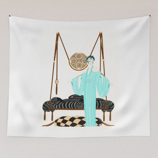 Item preview, Erté - Pillow Swing designed and sold by elektronen.