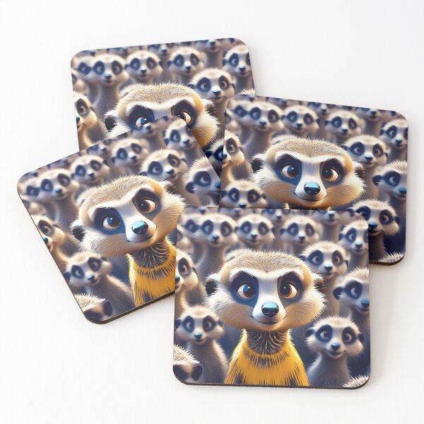 Item preview, Mischief of Meerkats designed and sold by ramboe.
