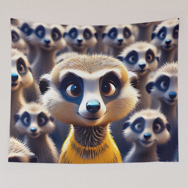 Item preview, Mischief of Meerkats designed and sold by ramboe.