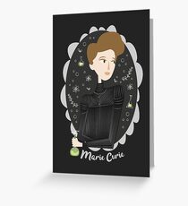 Women of Science: Marie Curie Greeting Card