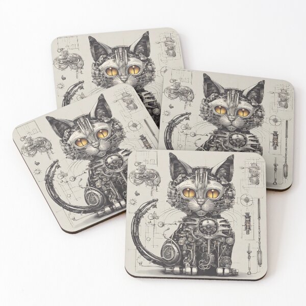 Item preview, Mechani-Kat 001  designed and sold by thecrunchyflea.