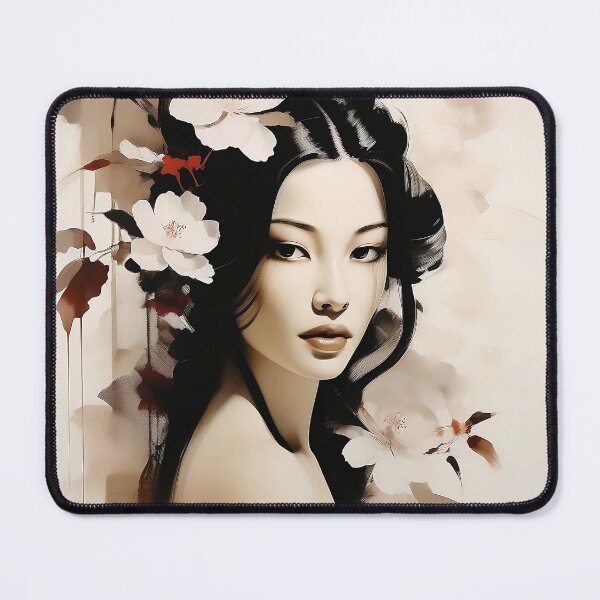 Item preview, Chinese Woman Ink Drawing designed and sold by P2wear.