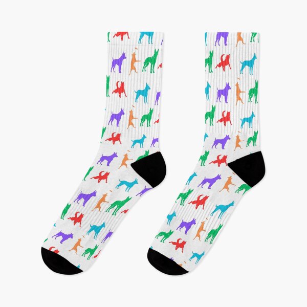 Item preview, Colorful Belgian Malinois Silhouettes designed and sold by TheAnimalZ00.