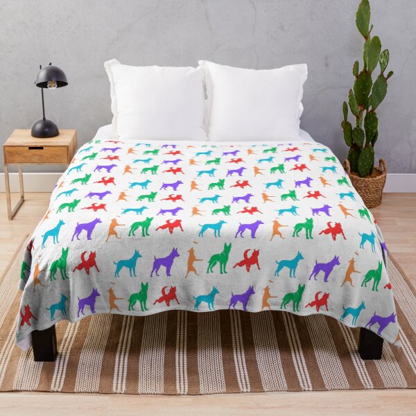 Item preview, Colorful Belgian Malinois Silhouettes designed and sold by TheAnimalZ00.