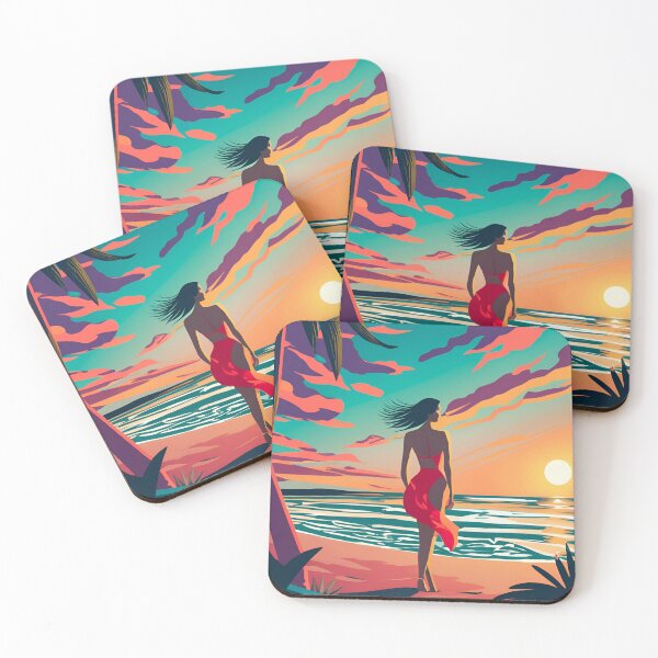 Item preview, Sunset Siren: Embrace Confidence in Red designed and sold by JAMESAMORN.