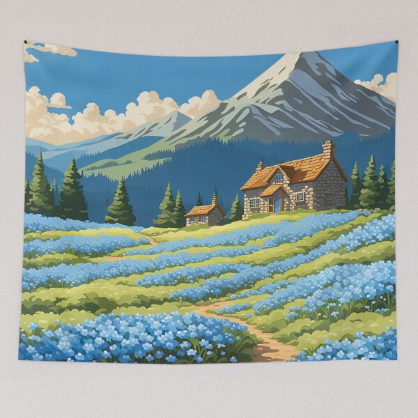 Item preview, Summer Forget-Me-Nots designed and sold by VeiledVision.