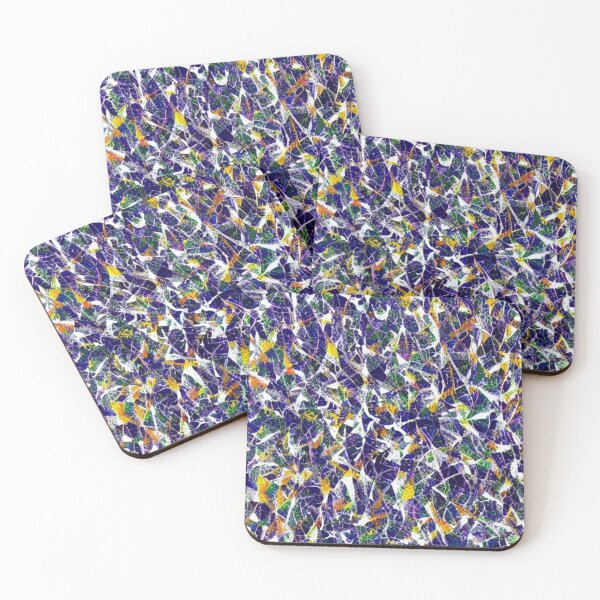 Item preview, Abstract Colorful Shattered Glass designed and sold by calibrit.