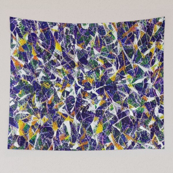 Item preview, Abstract Colorful Shattered Glass designed and sold by calibrit.