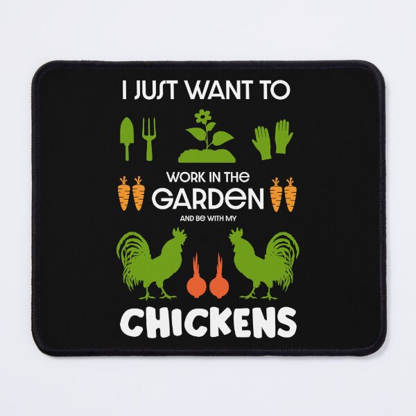 Item preview, Chickens And Gardening designed and sold by happygiftideas.
