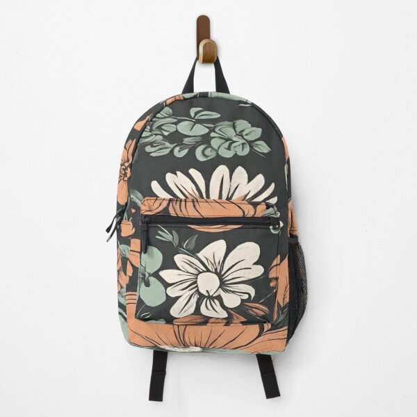 Item preview, Pattern of flowers on a black background designed and sold by Erik Visnievskij.