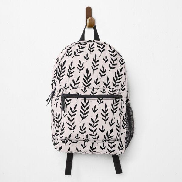Item preview, Black Boho Leaves ; Bohemian Pattern designed and sold by PatternInArt.
