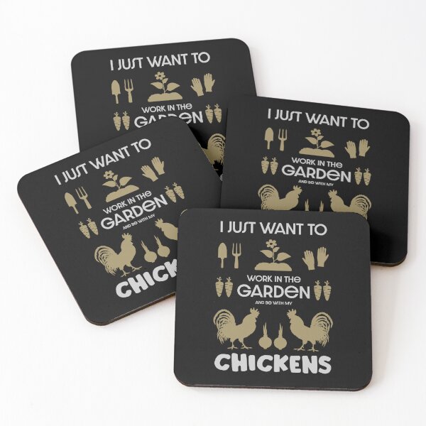 Item preview, Chickens And Gardening  designed and sold by happygiftideas.
