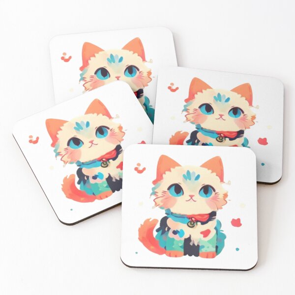 Item preview, Colorful cat clipart.  designed and sold by Vegasstickers.