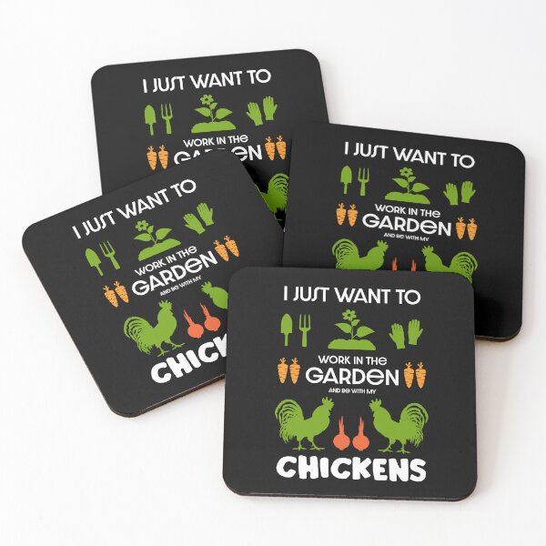 Item preview, Chickens And Gardening  designed and sold by happygiftideas.