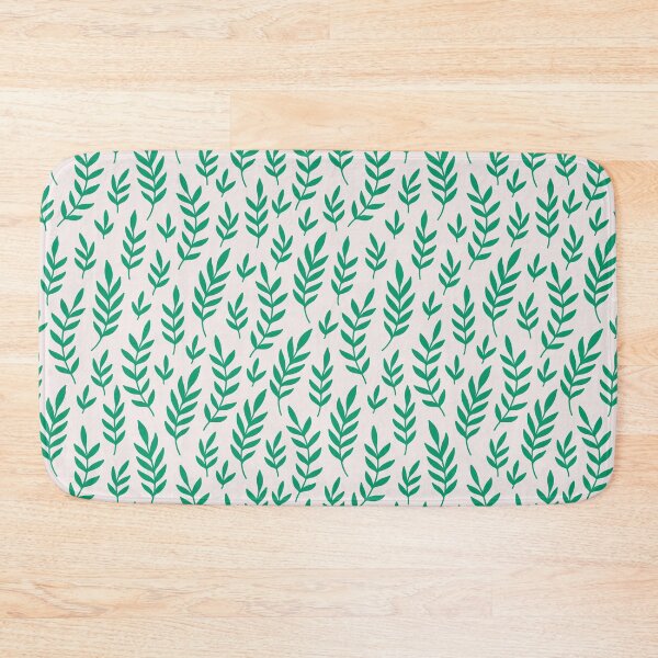 Item preview, Green Boho Leaves ; Bohemian Pattern designed and sold by PatternInArt.