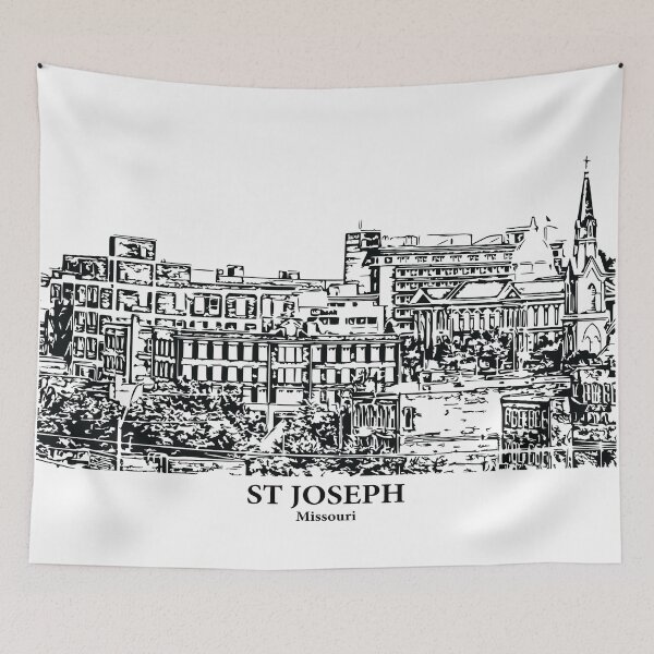 Item preview, St Joseph - Missouri designed and sold by Lakeric Cityscapes.