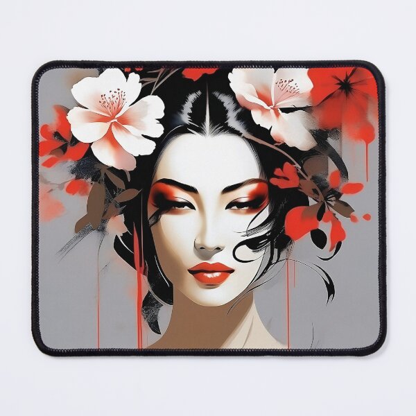 Item preview, Chinese Woman Ink Drawing designed and sold by P2wear.