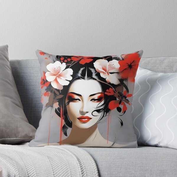 Item preview, Chinese Woman Ink Drawing designed and sold by P2wear.