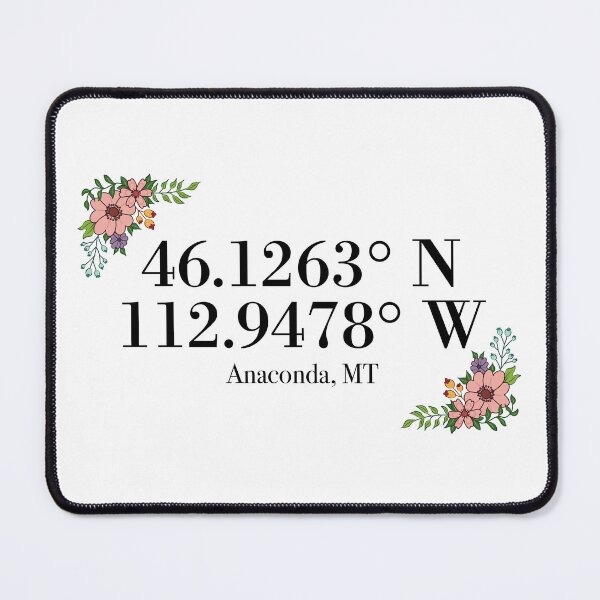 Item preview, Anaconda, MT Coordinates designed and sold by mynameisliana.