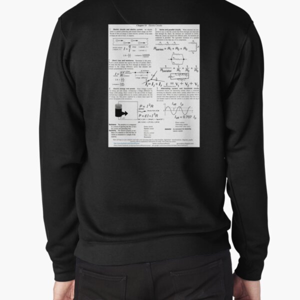 Electric Circuits, Current, Charge, Power, Voltage, resistance, Resistance, Resistivity Pullover Sweatshirt