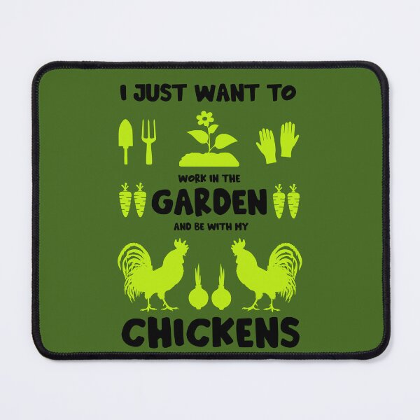 Item preview, Chickens And Gardening  designed and sold by happygiftideas.