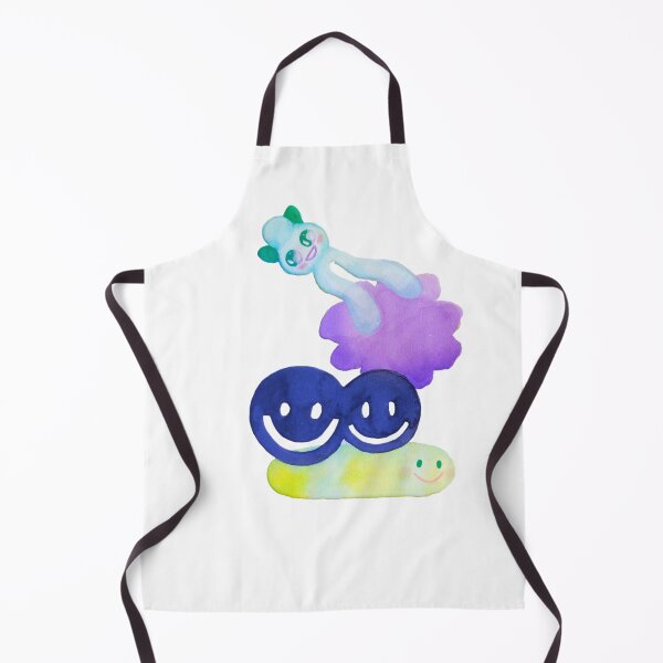 Item preview, kawaii pastel Smiley face floating space worm summer baseball hat designed and sold by super_shimizu.