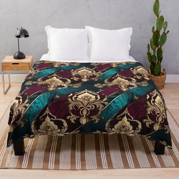 Item preview, Burgundy & Teal Baroque designed and sold by DesignsByPrnces.